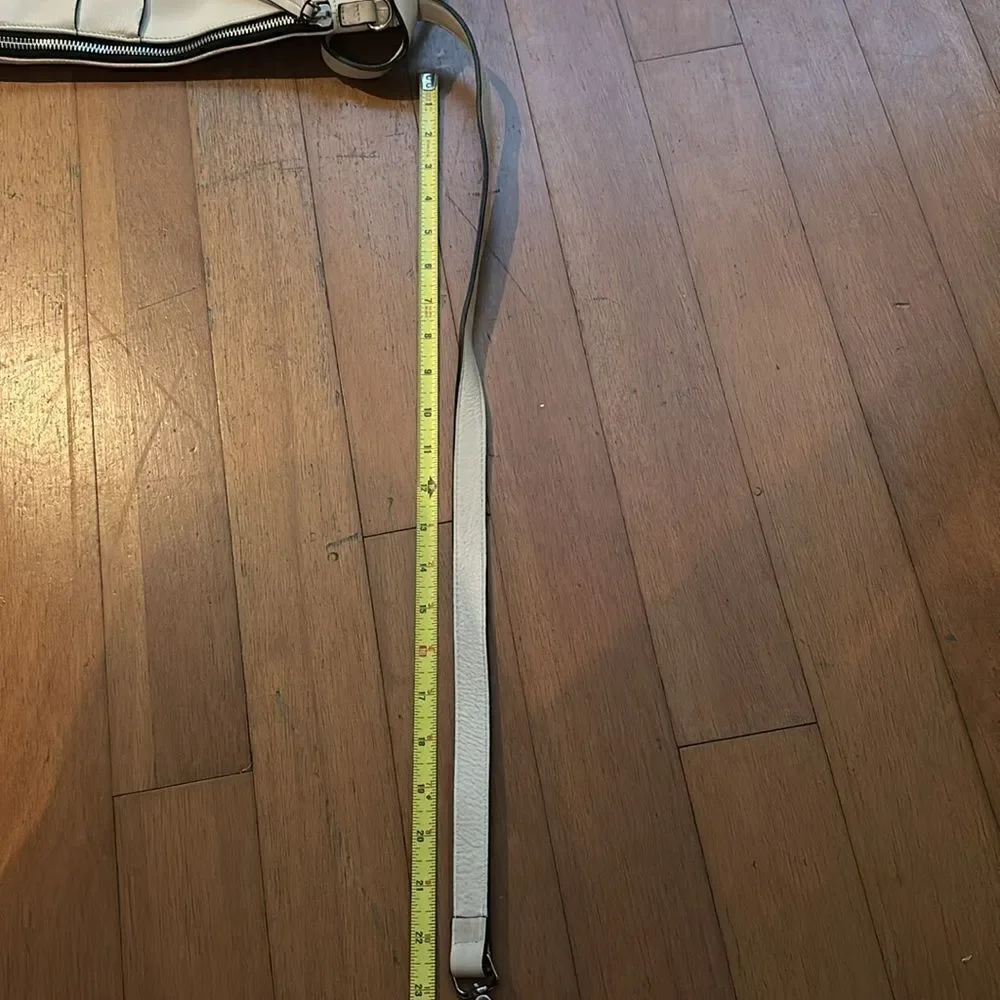 Marni Super Oversized Lambskin Hobo Bag in Off White